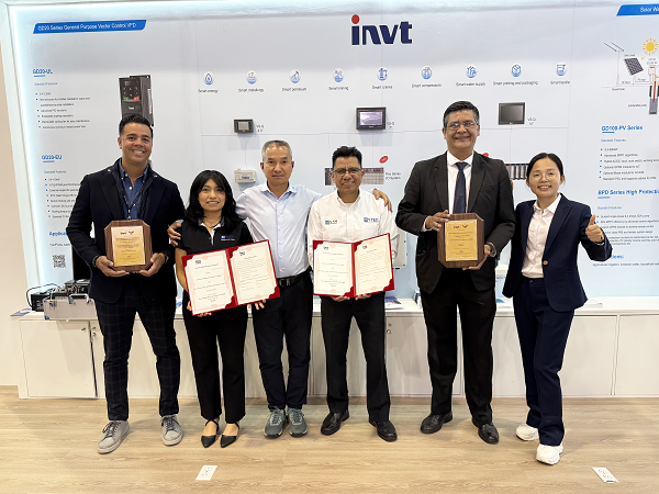 INVT y Mytec firman alianza estratégica en Expo Energía México, con actualización de servicios
