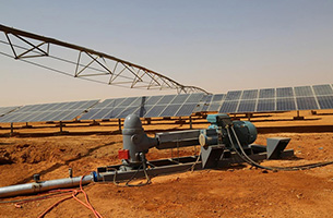  INVT GD100-PV Solar Pump Solution for Center-pivot Irrigation in Saudi Arabia