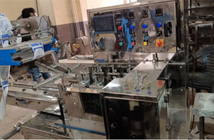 INVT AX PLC and DA200 Servo Used for 3-Axis Horizontal Flowrap  Machine in India