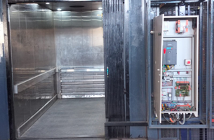 O inversor INVT GD390L permite o funcionamento suave de elevador com Motor PM sem engrenagens de 2000KG