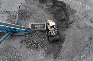 O VFD GD5000 da  INVT para Transportador de Mineração de Longa Distância em Xinjiang