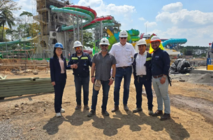 Inversor GD350A da INVT para abastecimento estável de água no Parque Aquático IRTRA, na Guatemala
